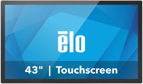 Elo 4304L front view in black for engaging interactive signage