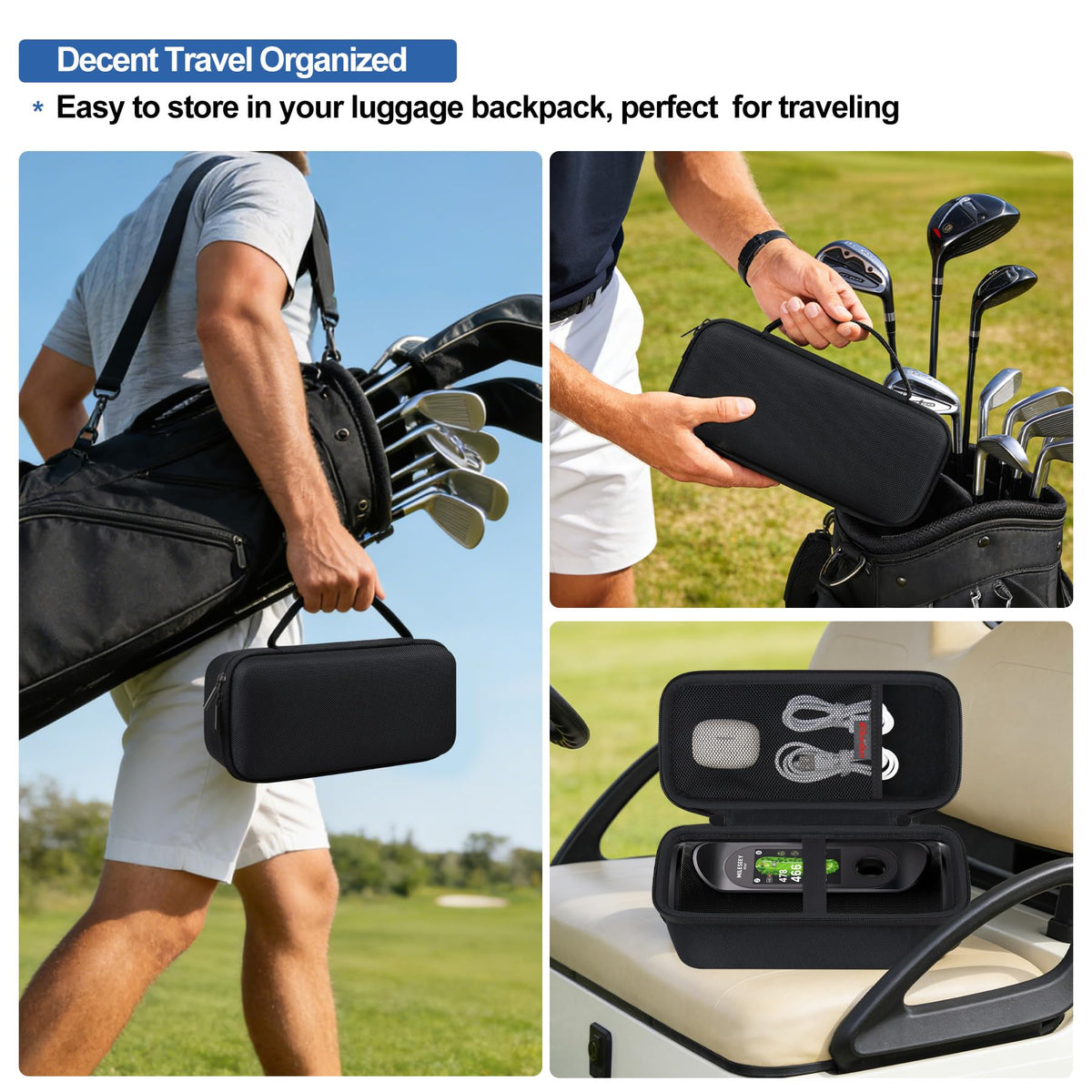 Durable handle on Elonbo MiLESEEY GeneSonic Pro case for easy grabbing