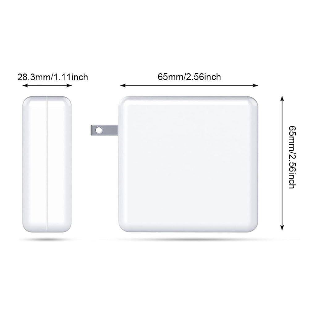 Elvoes amber charging indicator confirms your MacBook is drawing power.