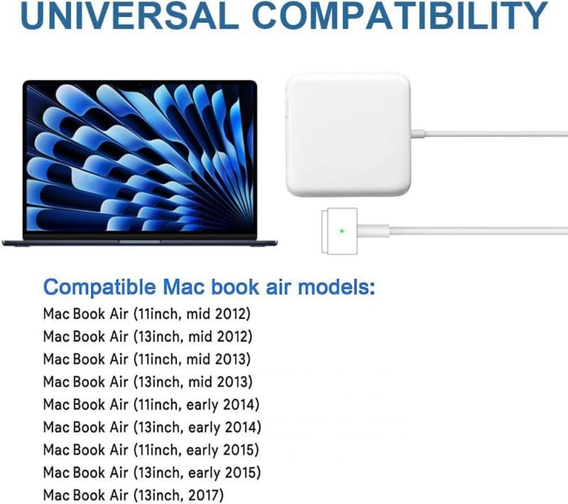 Elvoes magnetic T-Tip connection guides plug for stable MacBook power.