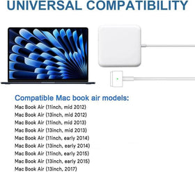 Elvoes magnetic T-Tip connection guides plug for stable MacBook power.