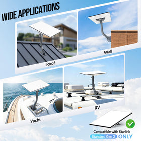 Elxovnt tool-free kit enables quick outdoor installation.
