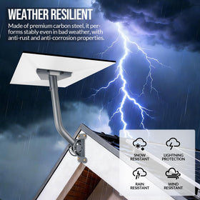 Elxovnt Starlink Gen 3 rustproof alloy withstands harsh weather.