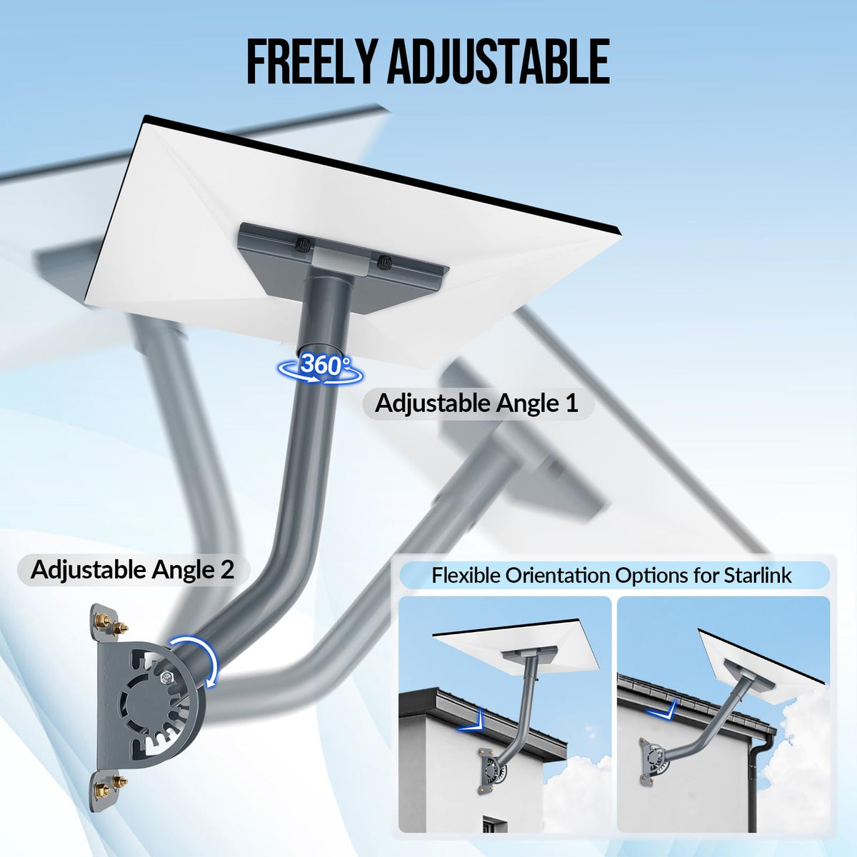 Elxovnt Gen 3 pipe adapter aluminum provides sturdy support.