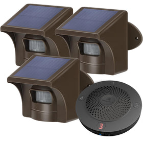 eMACROS solar driveway alarm base station for long-range alerts