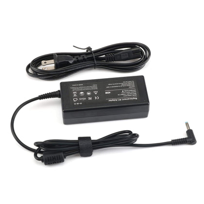 Emaks 45W charger front view for HP Stream laptops, portable power.