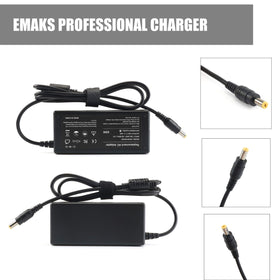 Emaks 65W adapter with safety protections for reliable everyday use