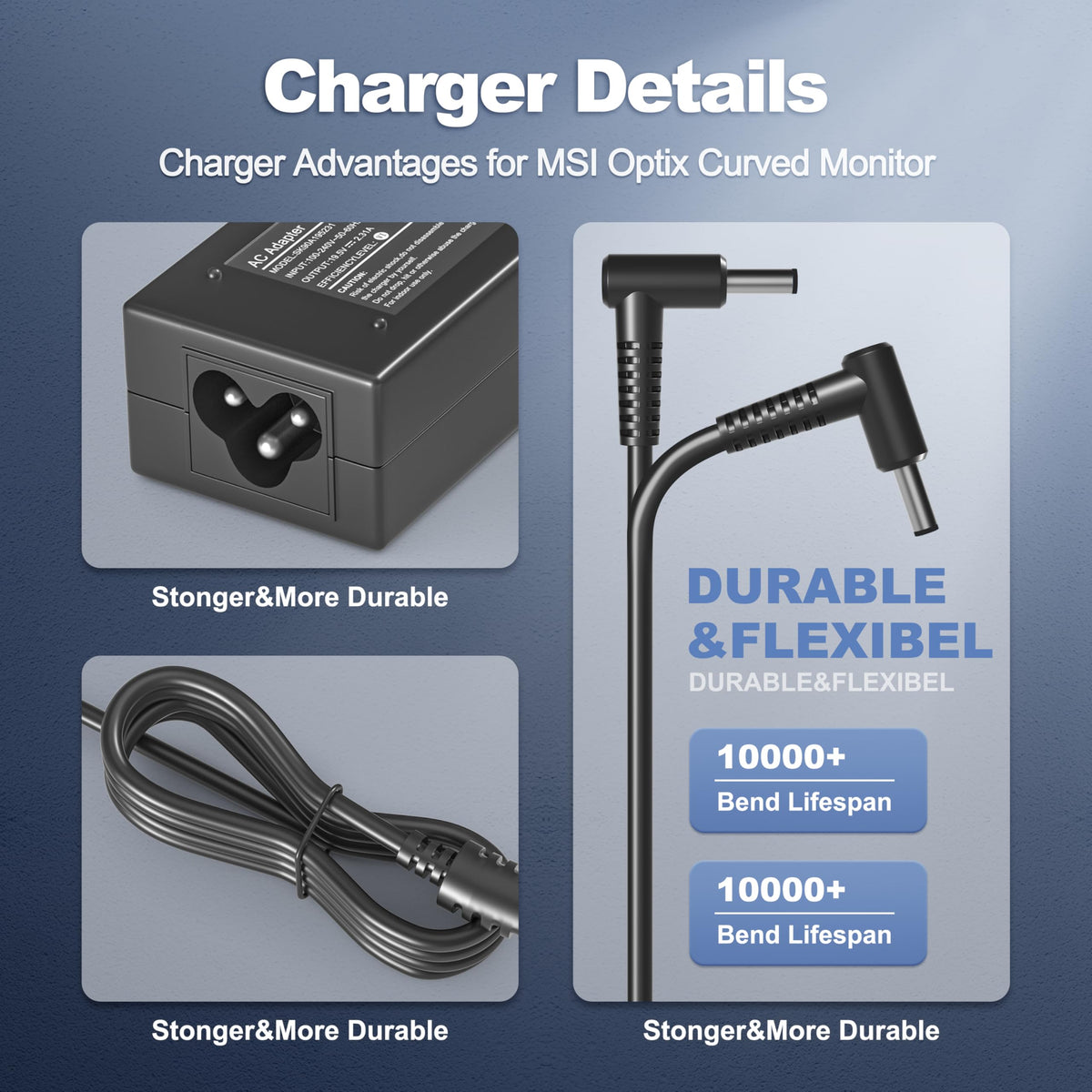 Emaks packaging – ready-to-use 20V adapter for electronics.