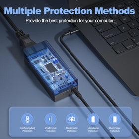 Emaks charger emphasizing safety certifications CE/FCC/RoHS for reliable daily charging.