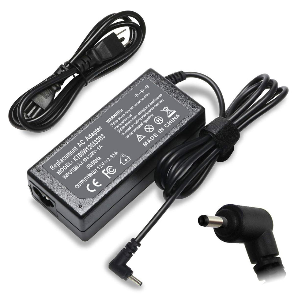 Emanjor 12V charger front view for Samsung Chromebook 3