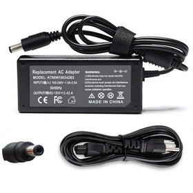 Emanjor 65W AC adapter for Toshiba, front view, compact and reliable power