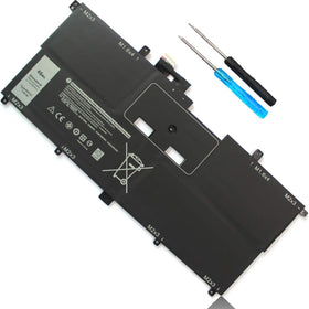 Emanjor Dell XPS 13 9365 front view battery shows compact 46Wh replacement