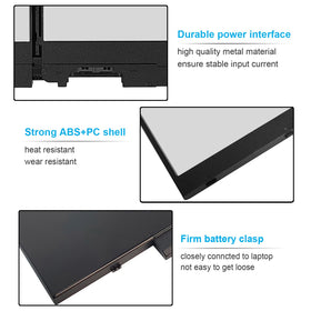 Emanjor battery connector and side profile, easy plug-in design for fast installation benefit