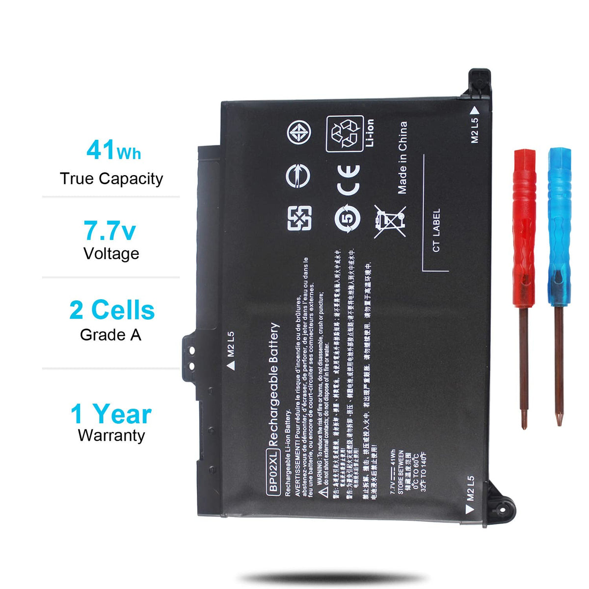 Emanjor BP02XL compact weight and size boost portability.