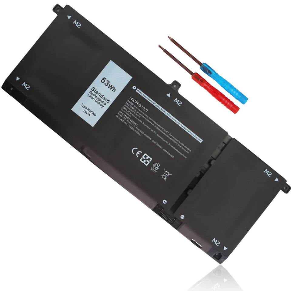 Emanjor front view of H5CKD battery showing shape and terminals for easy fit