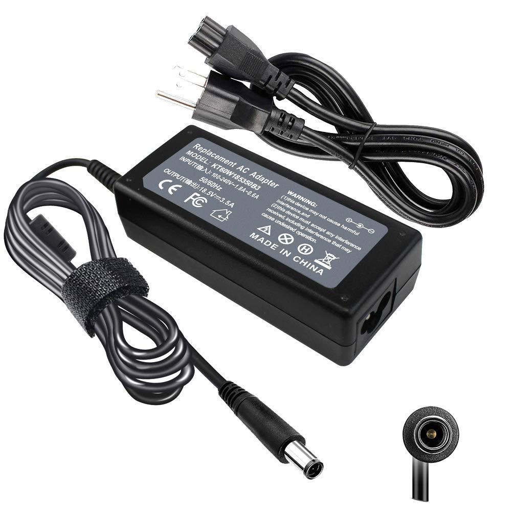 Emanjor HP Pavilion 18.5V 65W adapter front view for reliable charging