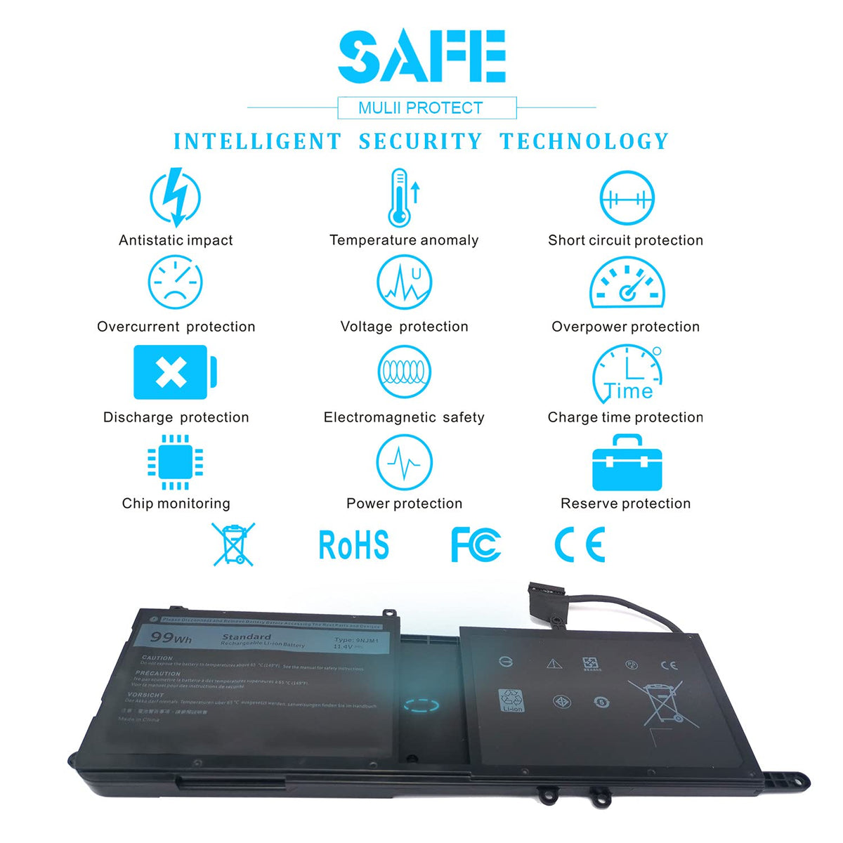 Emanjor installed in Alienware laptop illustrating restored unplugged use