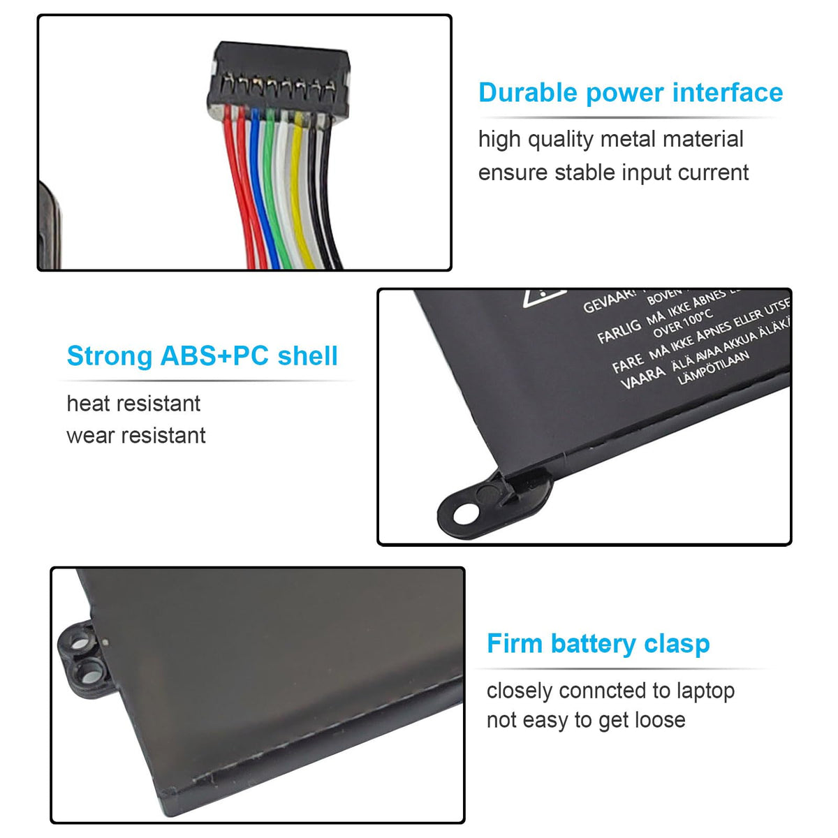 Emanjor battery installed in Lenovo IdeaPad demonstrating restored power