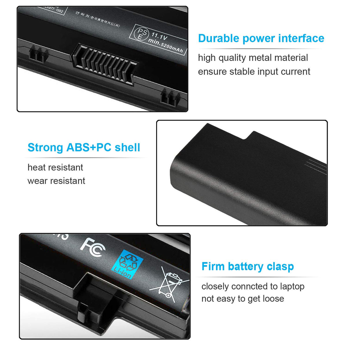 Emanjor J1KND internal cell and connector detail for reliable connection benefit