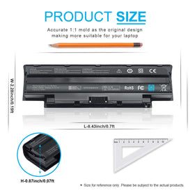 Emanjor J1KND top label close-up highlighting voltage and capacity benefits