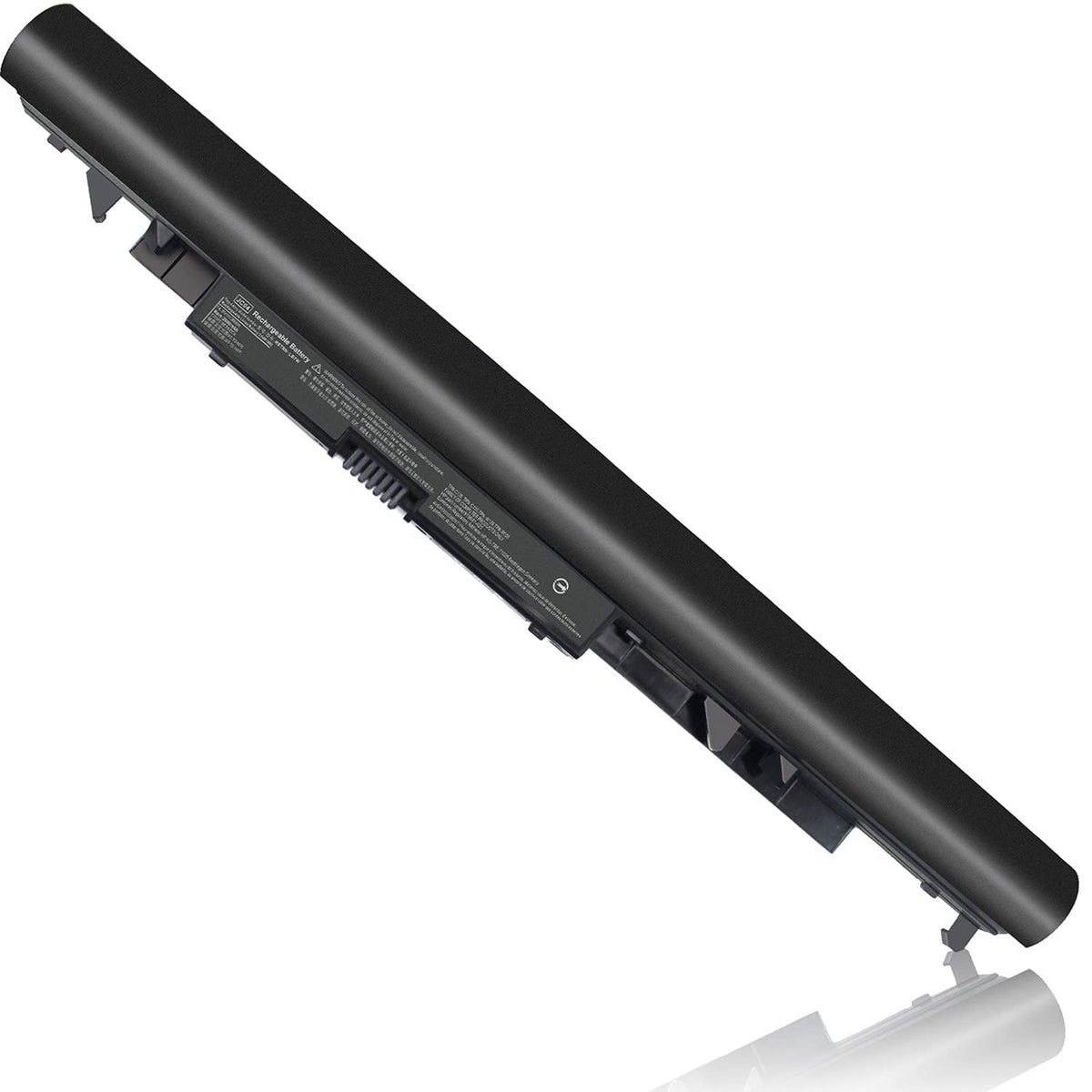 Emanjor JC04 battery front view, 4-cell design for HP laptops, easy replacement.