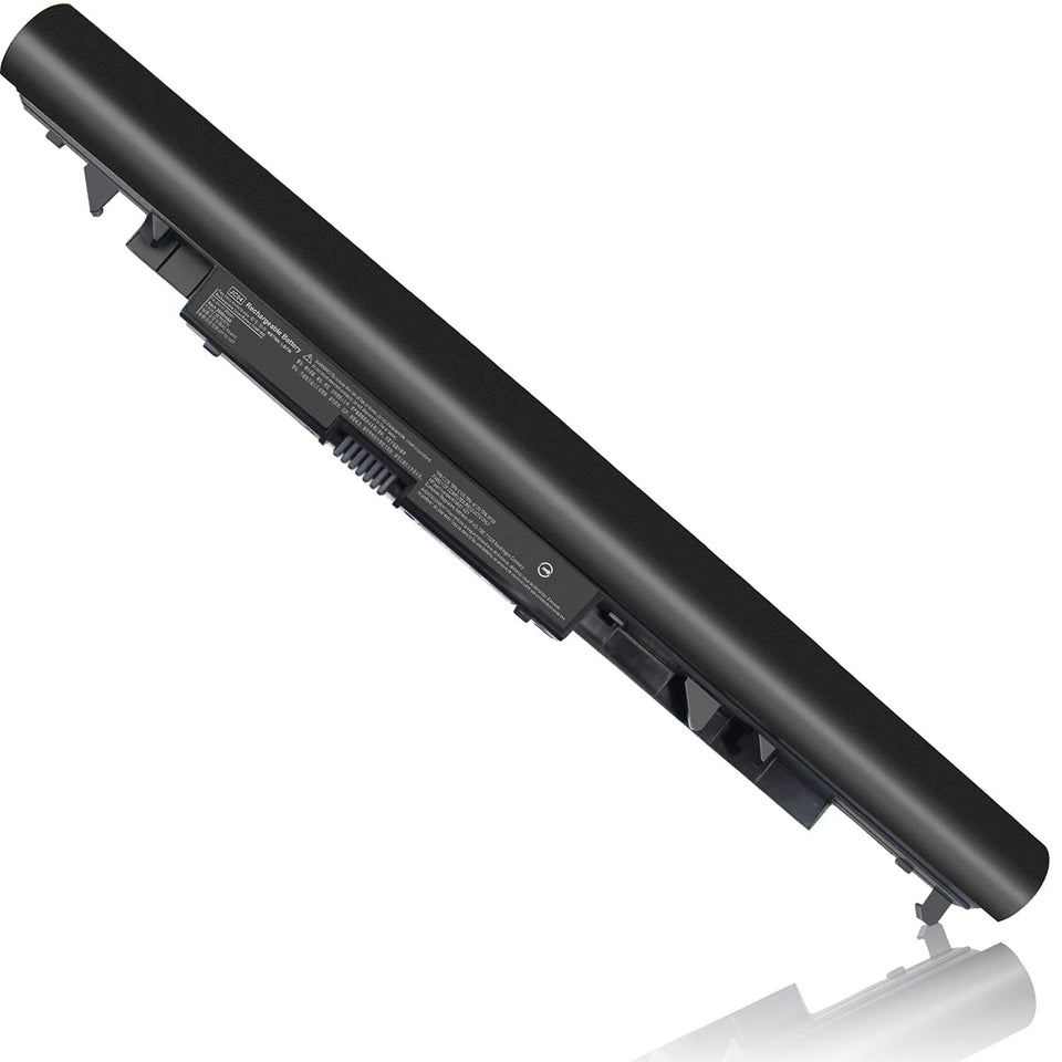 Emanjor JC04 battery front view, 4-cell design for HP laptops, easy replacement.