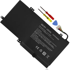 Emanjor LE03XL front view showing battery shape and mounting