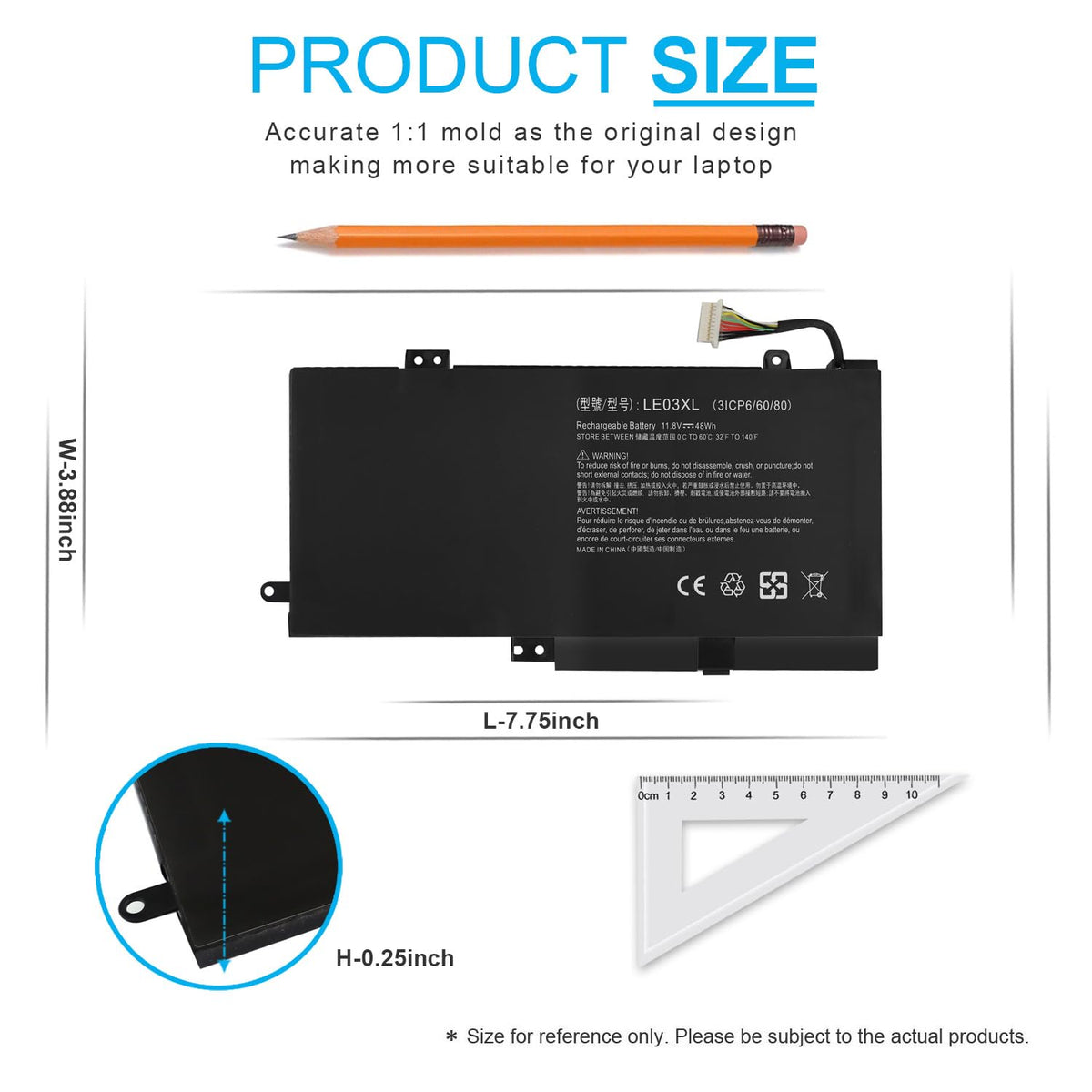 Emanjor LE03XL in hand showing compact size and portability benefit