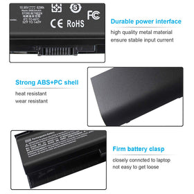 Emanjor PA06 battery for HP Omen 17, back view, steady performance.