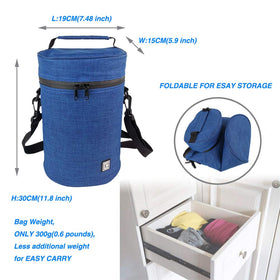 EMAQUIN case folds flat for compact storage in a drawer or bag.