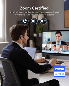EMEET AirFlow Zoom certified logo highlighting professional meeting readiness