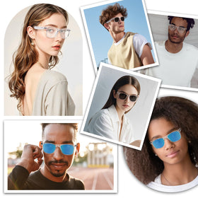 Emerhome smart sunglasses charging indicator shows long-lasting battery on the go