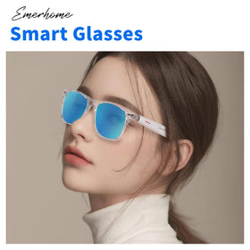 Emerhome prescription-lens-friendly frame suitable for Rx lenses.