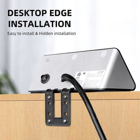 Emerise size and scale with hand showing compact footprint and easy reach