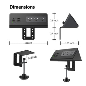 Emerising 4.9 ft cord and plug showing flexible placement and reach benefit