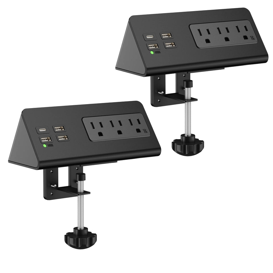 Emerising front view showing ports and tidy design for convenient charging