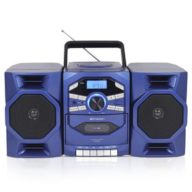Emerson boombox front view for all-in-one media playback on the go