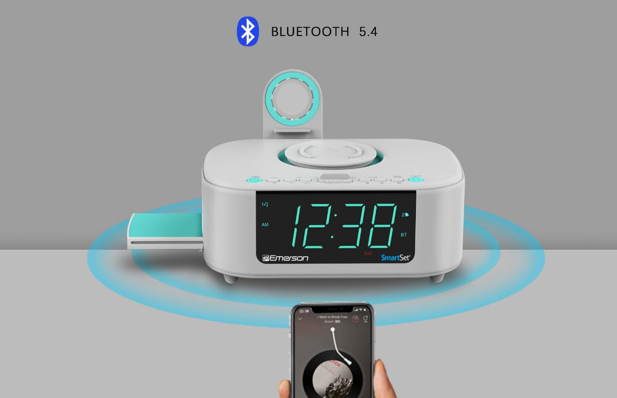 Emerson CKSW5010 Smartset AirPods retractable port offers convenient charging