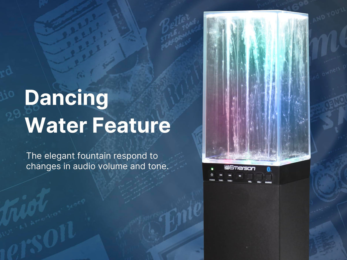 Emerson EHS-2001 LED water beams sync with music