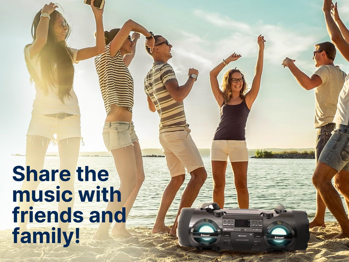 Mic and guitar inputs for small gatherings and casual performances.