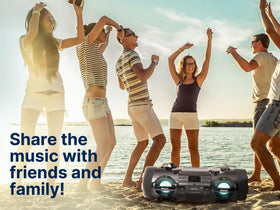 Mic and guitar inputs for small gatherings and casual performances.