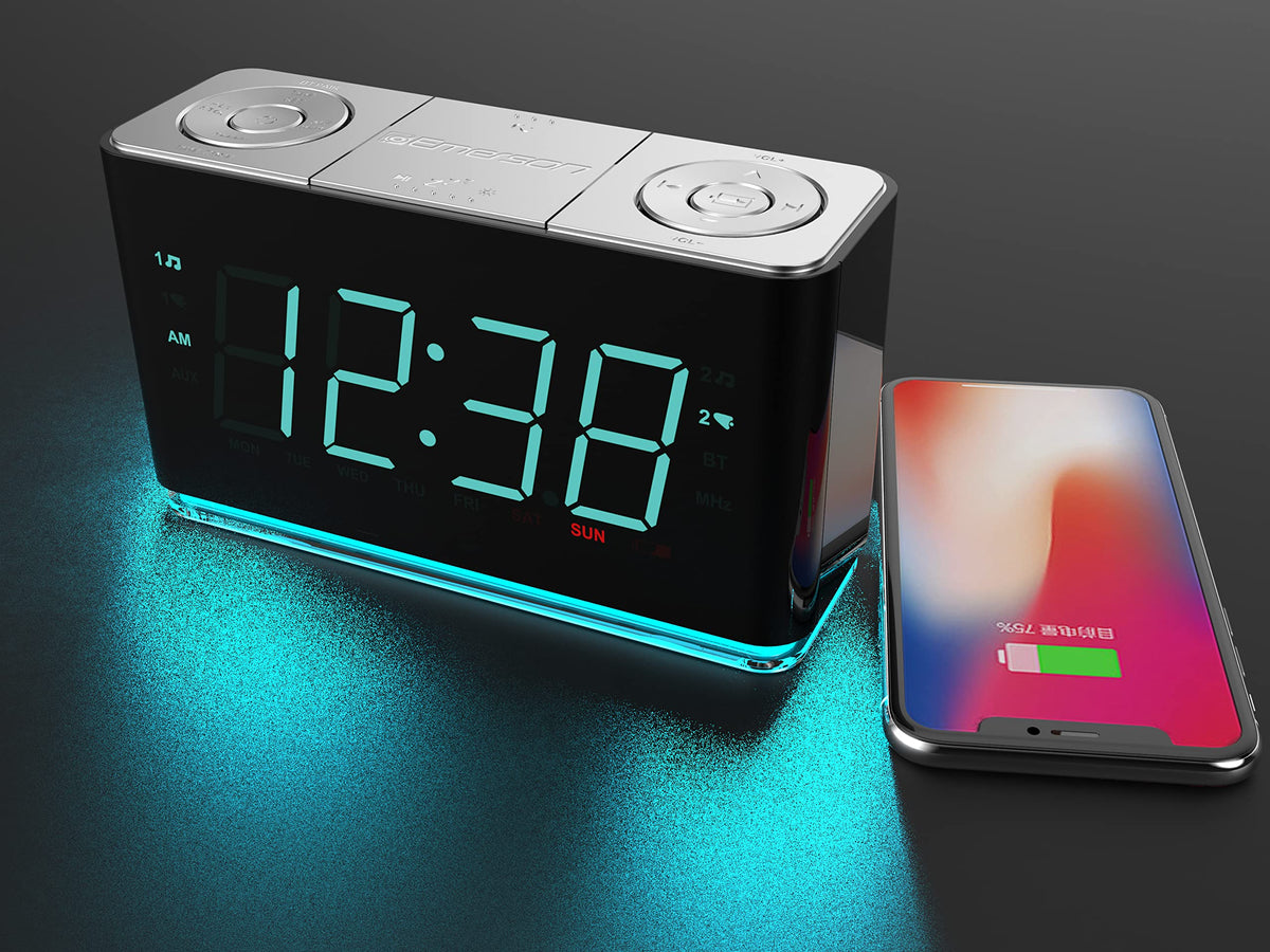 Emerson paired with smartphone demonstrating Bluetooth audio streaming benefit