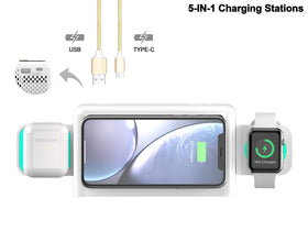 Emerson on a bedroom nightstand with phone and watch, reduces clutter