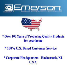 Emerson on nightstand with night light providing gentle bedside illumination