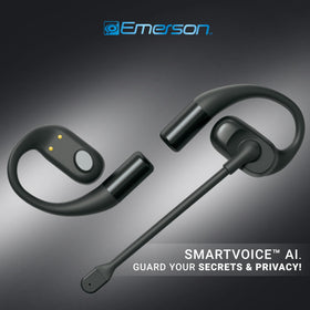 Emerson NoiseZero enc mic enables crystal clear calls with reduced background noise.