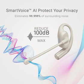 Emerson NoiseZero open-ear buds worn for all-day comfort and situational awareness.