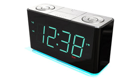 Emerson side view highlighting USB port and buttons for charging convenience