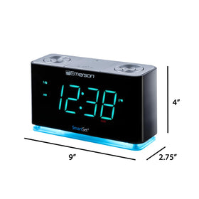 Emerson beside smartphone to show compact size and space-saving benefit