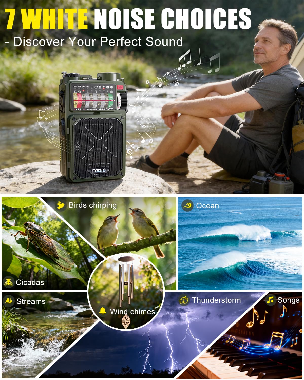 Emgykit R11 4000mAh battery shown to indicate extended runtime