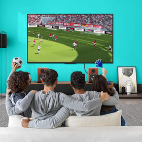 EMK 360-degree rotating Toslink connector for flexible, clutter-free connections.